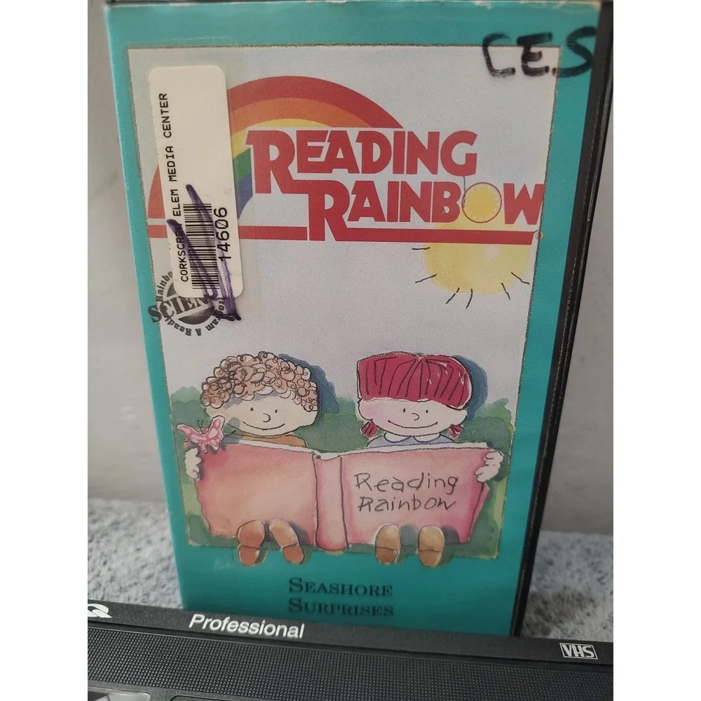 Reading Rainbow Seashore Surprises Beach Nature Educational Sw Florida VHS Tape